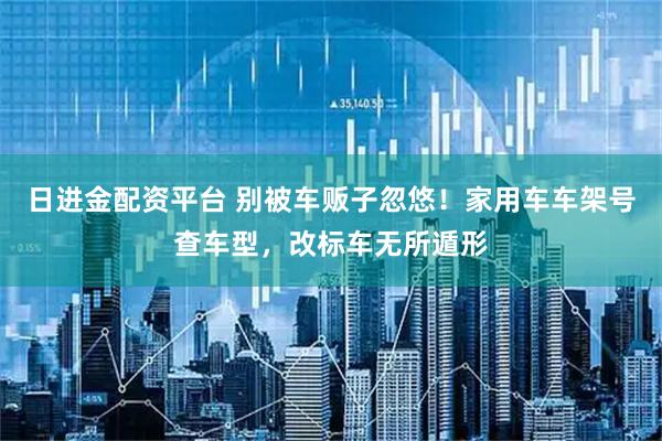 日进金配资平台 别被车贩子忽悠！家用车车架号查车型，改标车无所遁形